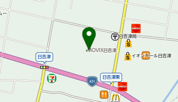 タカキューイオンモール日吉津店の地図画像
