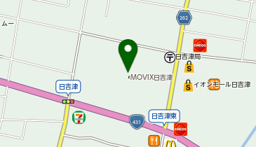 メガスポーツ日吉津店の地図画像
