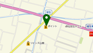 ポイント米子皆生店の地図画像