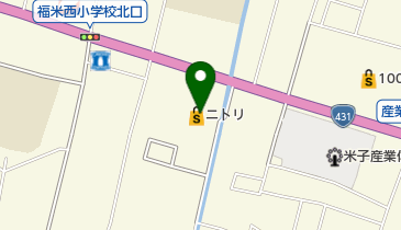 ニトリ米子店の地図画像