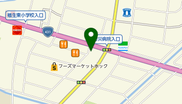 ブックオフ皆生店の地図画像