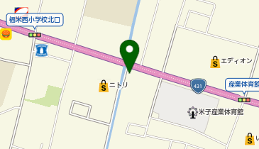 auショップ米子東福原の地図画像