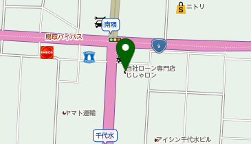 自社ローン専門店じしゃロン鳥取店の地図画像