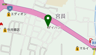 鳥取ダイハツ販売宮長店の地図画像