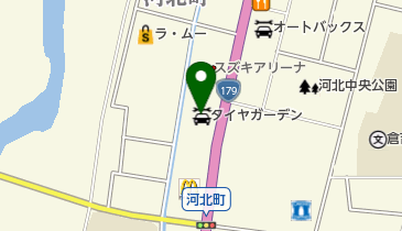 タイヤガーデンアーバンロードの地図画像