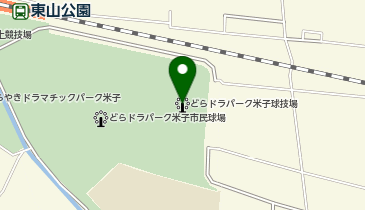 米子市営東山球技場の地図画像