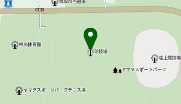 ヤマタスポーツパーク球技場の地図画像