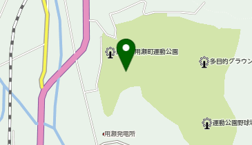 用瀬町運動公園テニスコートの地図画像