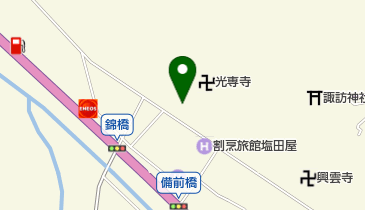 諏訪酒造(株)の地図画像