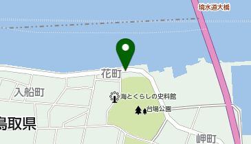 境水道の地図画像