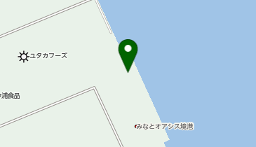 美保湾竹内団地堤防の地図画像