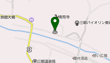 三朝温泉の地図画像