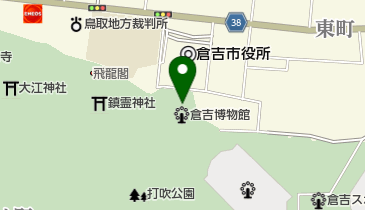 倉吉博物館の地図画像