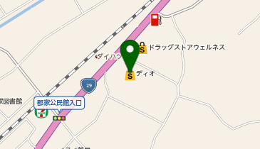 ディオ八頭店の地図画像