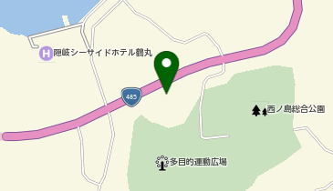 西ノ島町役場の地図画像