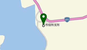 松江市役所美保関支所の地図画像