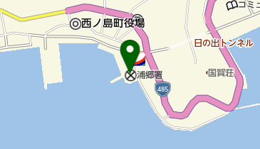 浦郷警察署の地図画像