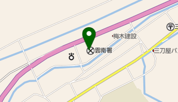 雲南警察署の地図画像