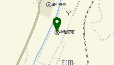 津和野警察署の地図画像