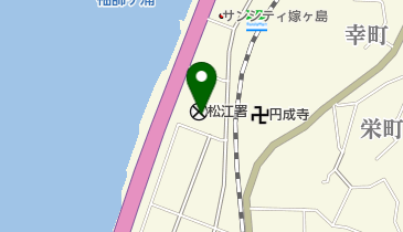 松江警察署の地図画像