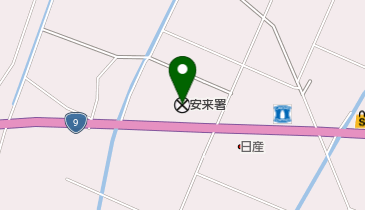 安来警察署の地図画像