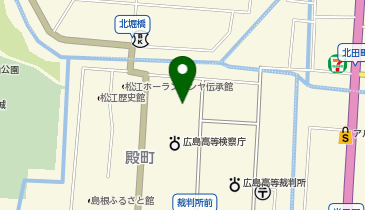 松江地方法務局の地図画像