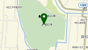 松江城の地図画像