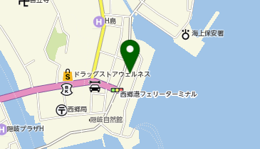 隠岐ジオゲートウェイの地図画像