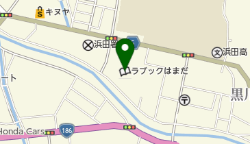 浜田市立中央図書館の地図画像