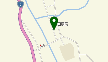 津和野町立日原図書館の地図画像