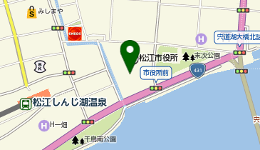 山陰合同銀行松江市役所支店の地図画像