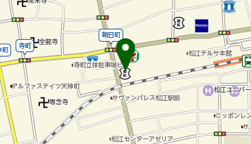 鳥取銀行松江支店の地図画像