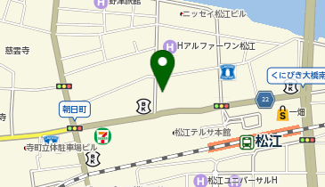 島根中央信用金庫松江支店の地図画像