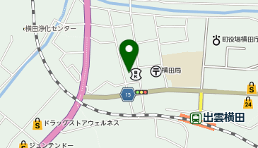 しまね信用金庫横田支店の地図画像