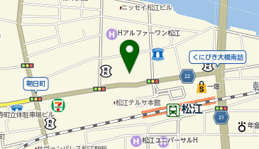 みずほ銀行松江支店の地図画像