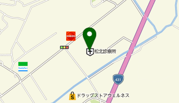 医療法人正心会松北診療所の地図画像