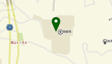 私立開星中学校の地図画像