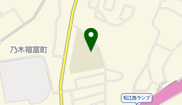 島根県立松江養護学校乃木校舎の地図画像