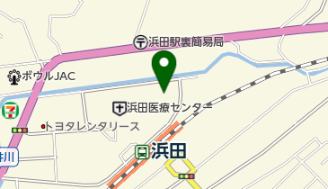 浜田医療センター附属看護学校の地図画像