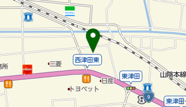 松江理容美容専門大学校の地図画像