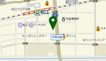 松江ナザレン保育園の地図画像