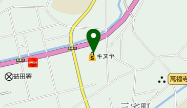 キヌヤ東町店の地図画像