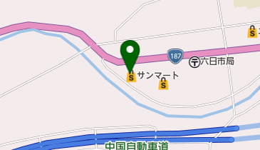 サンマート六日市店の地図画像