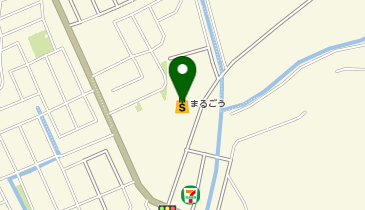まるごう川津店の地図画像