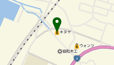 キヌヤひなし店の地図画像