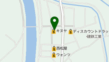 キヌヤ中吉田店の地図画像
