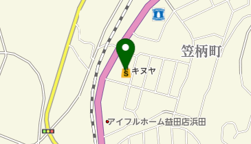 キヌヤ笠柄店の地図画像