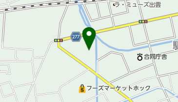 ホームセンタージュンテンドー出雲南店の地図画像