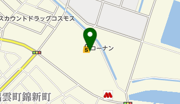 ホームセンターコーナン東出雲店の地図画像