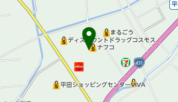 ホームプラザナフコ平田店の地図画像